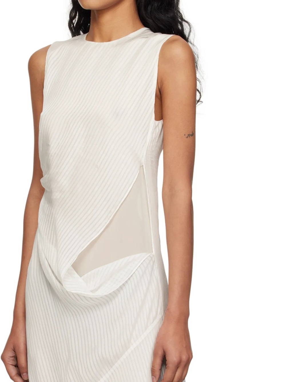 ANN DEMEULEMEESTER silk dress
